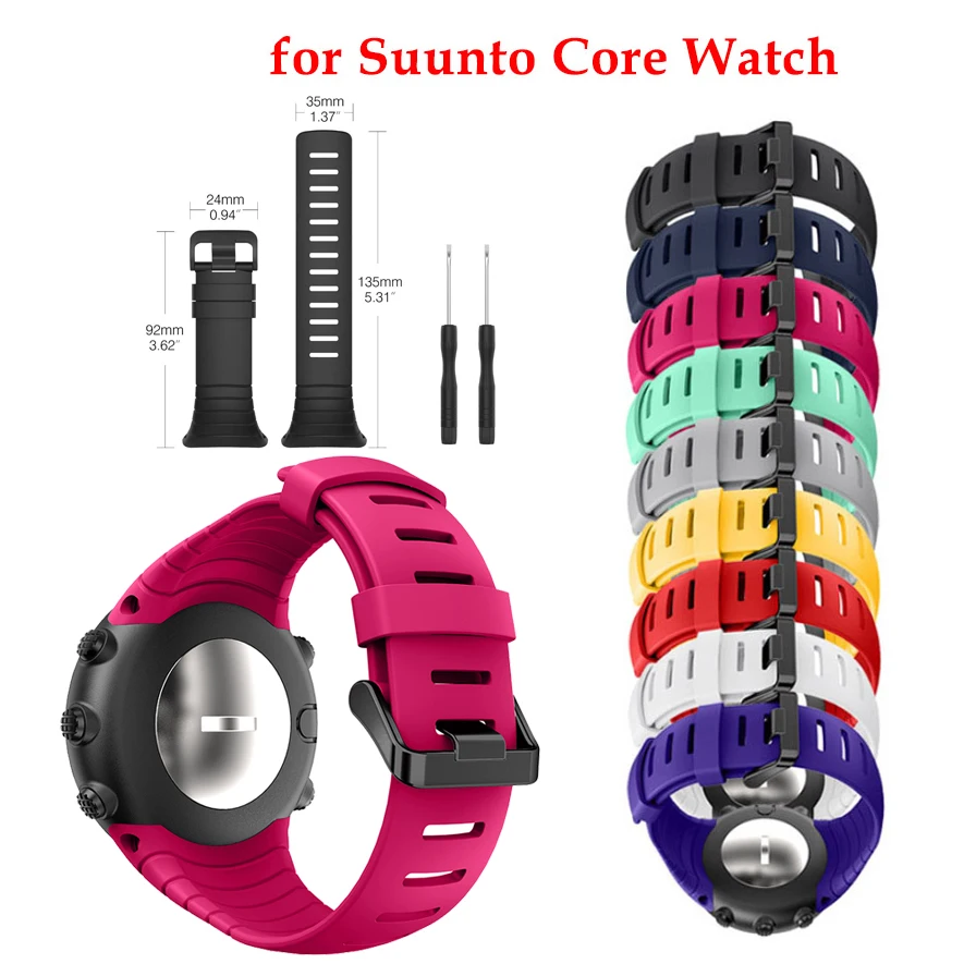 Watch Bands For Suunto Core Watch Band Strap Classic Replacement Soft Silicone Wrist Band Strap For Suunto Core Smart Watch 9 Co
Watch Bands For Suunto Core Watch Band Strap Classic Replacement Soft Silicone Wrist Band Strap For Suunto Core Smart Watch 9 Co