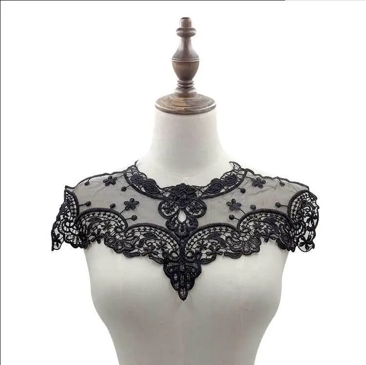 1 Piece Applique Lace Fabric Blouse Costume Decor Accessories DIY Dress Neckline Collar Sewing Trims Beige Green White Black
1 Piece Applique Lace Fabric Blouse Costume Decor Accessories DIY Dress Neckline Collar Sewing Trims Beige Green White Black