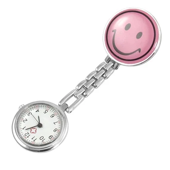 YCYS-New Pink Smiling Face Design Brooch Arabic Numerals Nurse Watch For Women
YCYS-New Pink Smiling Face Design Brooch Arabic Numerals Nurse Watch For Women