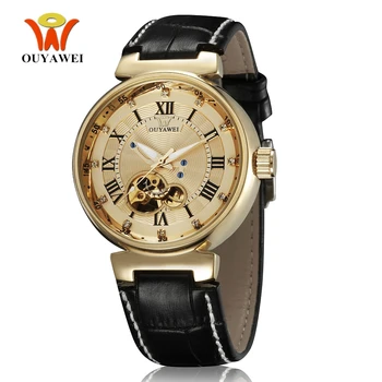 2016 OYW Luxury Gold Man mechanical Self wind Men Watches Leather Strap 30M Diving Fashion Dress wristwatches relogio masculino
2016 OYW Luxury Gold Man mechanical Self wind Men Watches Leather Strap 30M Diving Fashion Dress wristwatches relogio masculino