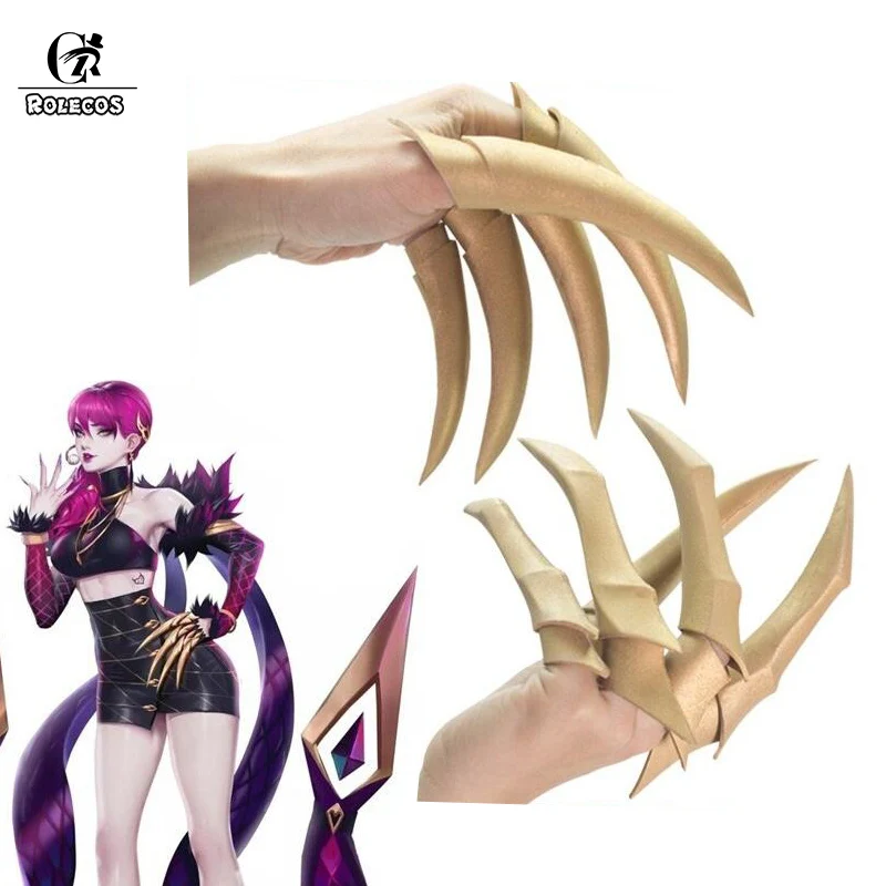 ROLECOS Game LOL KDA Evelynn Cosplay Paws K/DA Evelynn Cosplay Nail Prop LOL DIY Costume Prop EVA Accessories
ROLECOS Game LOL KDA Evelynn Cosplay Paws K/DA Evelynn Cosplay Nail Prop LOL DIY Costume Prop EVA Accessories
