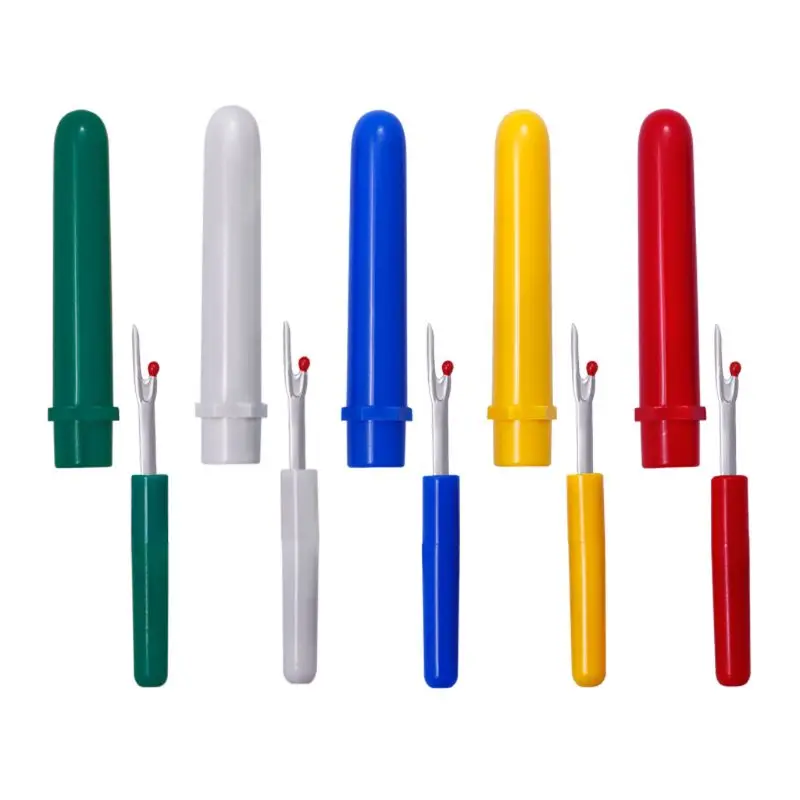 5Pcs Plastic Handle Seam Ripper Sewing Tool Needle Craft Thread Cutter Stitch DIY Apparel Fabric Accessories
5Pcs Plastic Handle Seam Ripper Sewing Tool Needle Craft Thread Cutter Stitch DIY Apparel Fabric Accessories