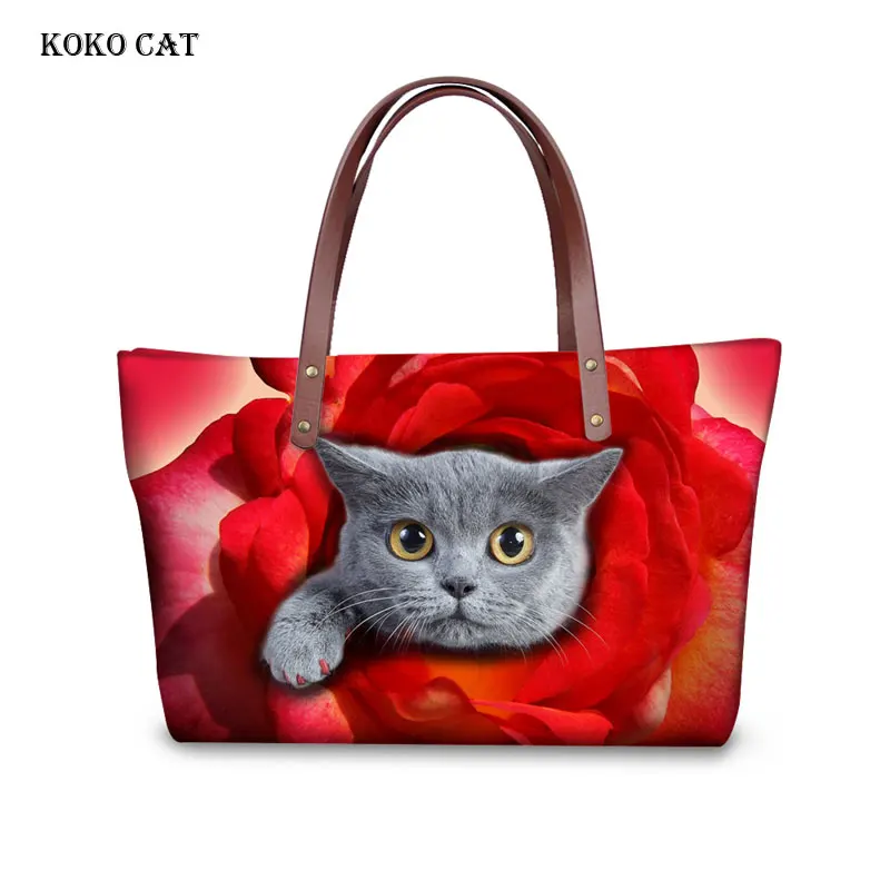 Women Handbags PU Top-handle Bag Colour Cute Cartoon Cat Dog 3D Printing Messenger Bags for Girls Shoulder Packs Bolsa Feminina
Women Handbags PU Top-handle Bag Colour Cute Cartoon Cat Dog 3D Printing Messenger Bags for Girls Shoulder Packs Bolsa Feminina