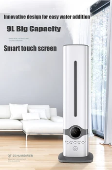 Smart Ultrasonic Air Evaporative Humidifier 9L Remote Control Aroma Diffuser LCD Screen Mist Maker Fogger Timing Air Purifier
Smart Ultrasonic Air Evaporative Humidifier 9L Remote Control Aroma Diffuser LCD Screen Mist Maker Fogger Timing Air Purifier