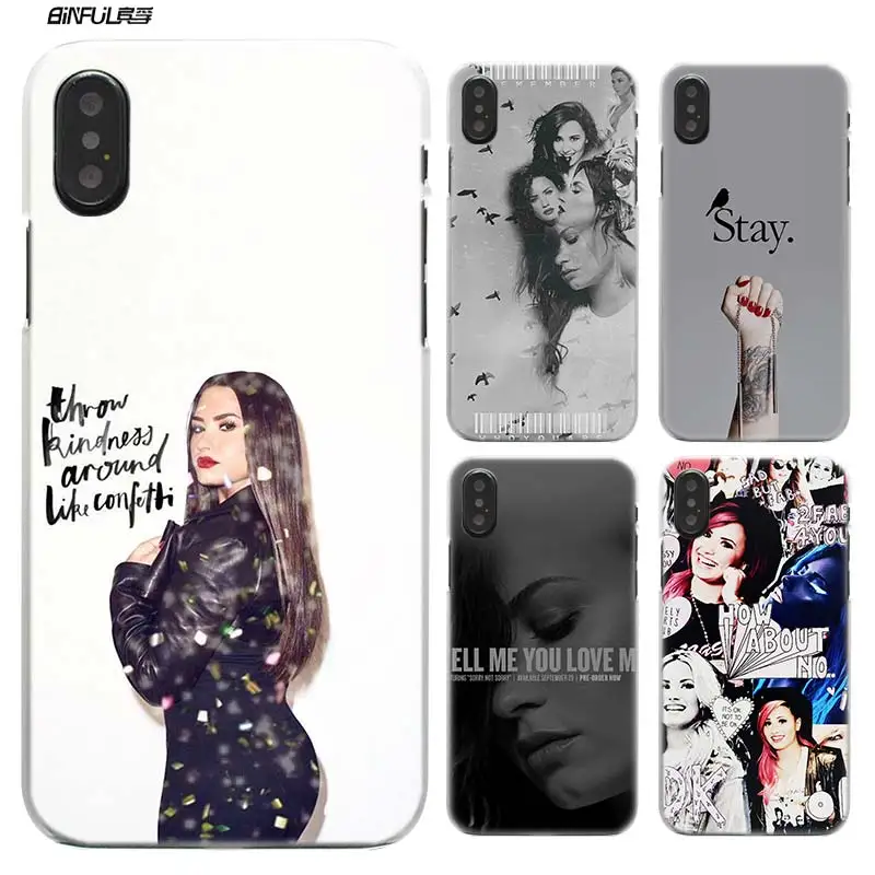 Demi Lovato Hard Plastic for iPhone XS Max XR X 10 7 8 6 6S Plus 5S SE 5 4S 4 5C Clear phone Case Cover Coque
Demi Lovato Hard Plastic for iPhone XS Max XR X 10 7 8 6 6S Plus 5S SE 5 4S 4 5C Clear phone Case Cover Coque