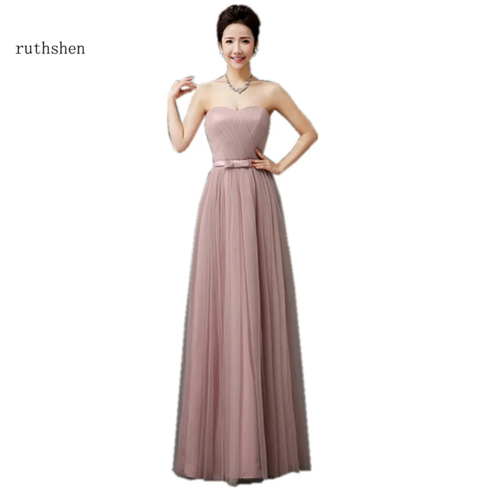 ruthshen 2018 Bridesmaid Dresses Sweetheart Pleated Pink Gray Tulle Vestidos De Madrinha Cheap Wedding Guest Dresses
ruthshen 2018 Bridesmaid Dresses Sweetheart Pleated Pink Gray Tulle Vestidos De Madrinha Cheap Wedding Guest Dresses