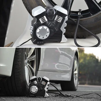 Auto Accessories Air Compressor DC12V Portable Pump Tire Inflator LED Digital Display up to 150PSI for Car Bicycle SUV Boat
Auto Accessories Air Compressor DC12V Portable Pump Tire Inflator LED Digital Display up to 150PSI for Car Bicycle SUV Boat
