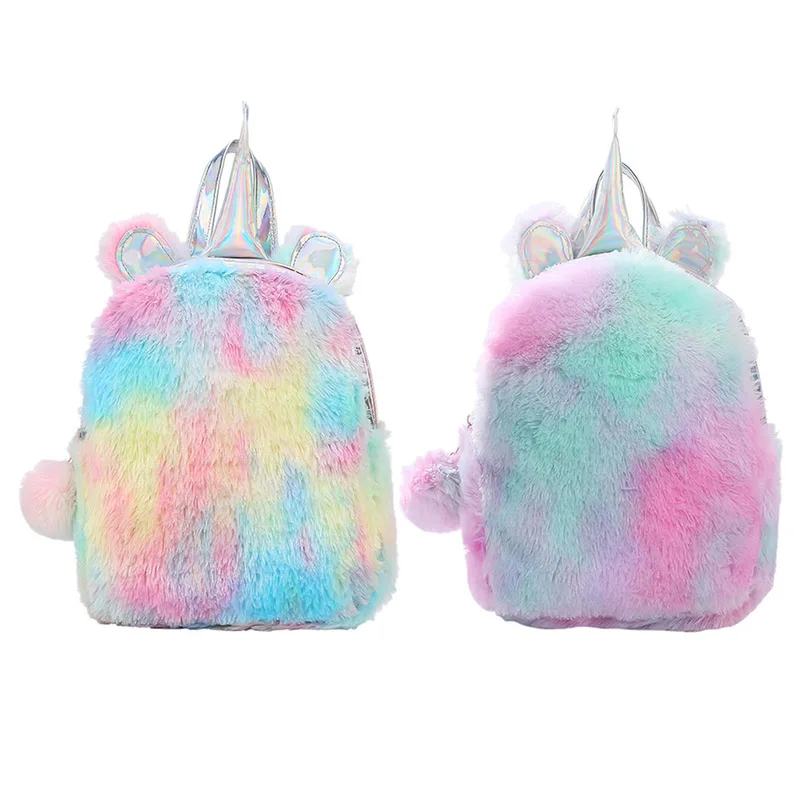 Cute Sequins Fluffy Unicorn Backpack Dreamy Colorful Plush Primary School Bag Children Girl Capacity Backpack Women Shoulder Bag
Cute Sequins Fluffy Unicorn Backpack Dreamy Colorful Plush Primary School Bag Children Girl Capacity Backpack Women Shoulder Bag