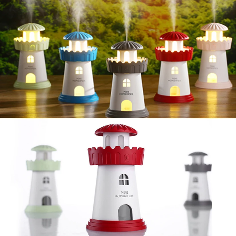 Lighthouse Shape Air Humidifier Mist Maker Aroma Diffuser Silent Night Light Air Cleaner Premium Quality Atomizer Dorpshipping
Lighthouse Shape Air Humidifier Mist Maker Aroma Diffuser Silent Night Light Air Cleaner Premium Quality Atomizer Dorpshipping