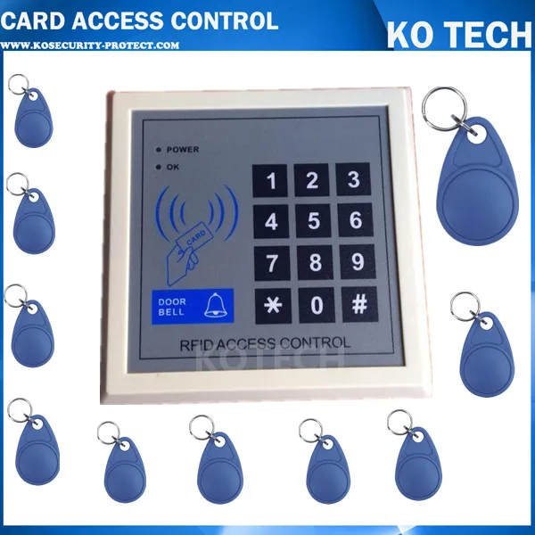Home Security RFID Proximity Entry Door Lock Access Control System With 10pcs RFID Keys Key fob
Home Security RFID Proximity Entry Door Lock Access Control System With 10pcs RFID Keys Key fob