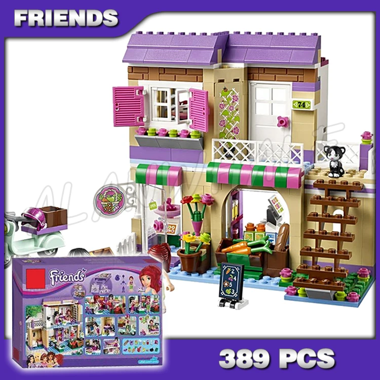 389pcs Friends Heartlake City Food Market Store Two Layer House 10495 Model Building Blocks Set Toys Bricks Compatible with Lego
389pcs Friends Heartlake City Food Market Store Two Layer House 10495 Model Building Blocks Set Toys Bricks Compatible with Lego