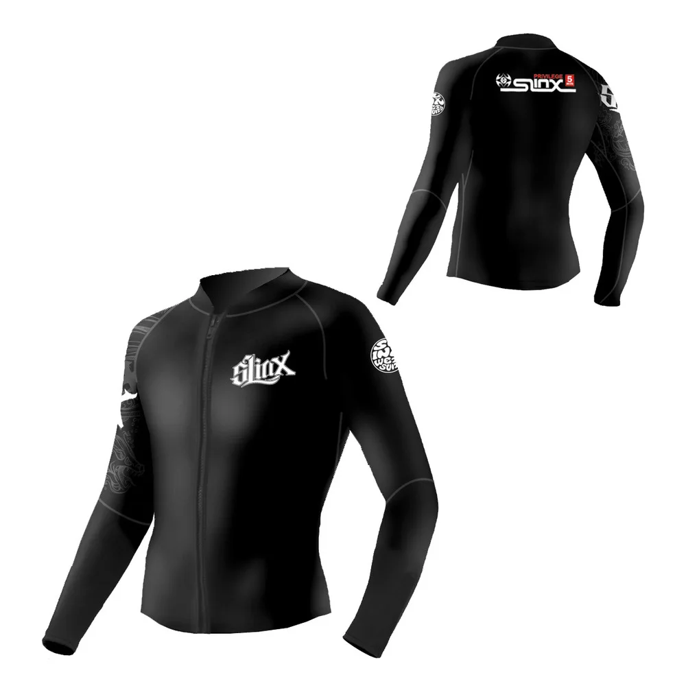 Slinx Неопреновая куртка для дайвинга 5 мм гидрокостюм женщин и мужчин серфинга