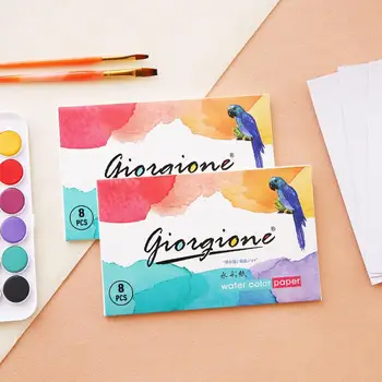8 Sheets/bag Watercolor Paper Set Pure Wood Pulp Paper Portable Painting Color Lead Sketch Art Accessories Aquarel Papier
8 Sheets/bag Watercolor Paper Set Pure Wood Pulp Paper Portable Painting Color Lead Sketch Art Accessories Aquarel Papier