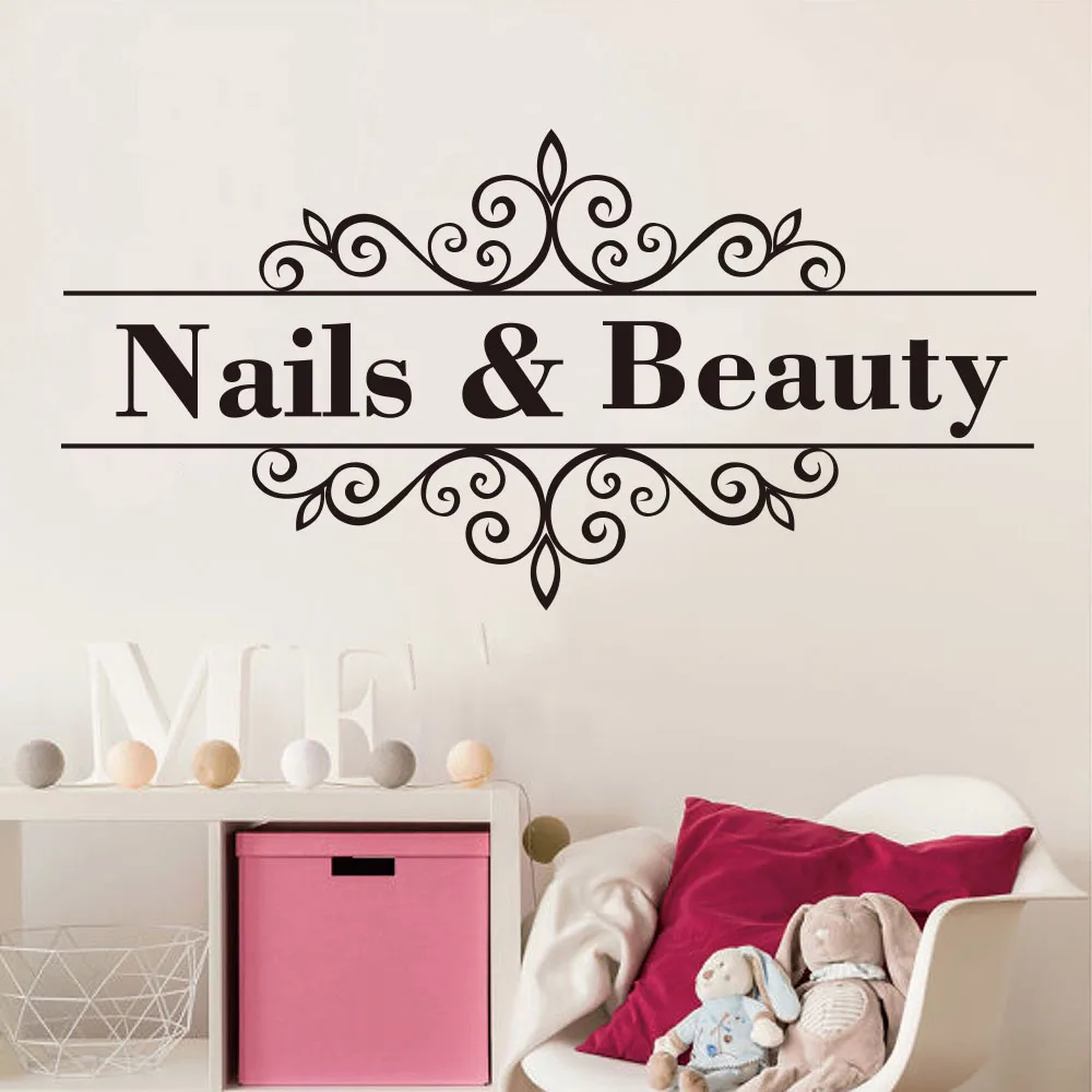 Nail Beauty Quote Wall Sticker Barber Shop Nail Art Design Manicure Salon Wall Decal Vinyl Durable Easy Removable Home Decor
Nail Beauty Quote Wall Sticker Barber Shop Nail Art Design Manicure Salon Wall Decal Vinyl Durable Easy Removable Home Decor