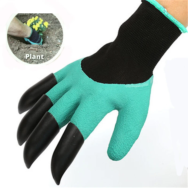 1 Pair New Gardening Gloves for Garden Digging Planting Garden Genie Gloves with 4 ABS Plastic Claws
1 Pair New Gardening Gloves for Garden Digging Planting Garden Genie Gloves with 4 ABS Plastic Claws