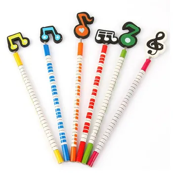 Coloffice 6PCS/Lot Colorful Wooden Music Note 2B Pencil Standar Pencil Drawing Painting Writng Stationery School Office Supplies
Coloffice 6PCS/Lot Colorful Wooden Music Note 2B Pencil Standar Pencil Drawing Painting Writng Stationery School Office Supplies