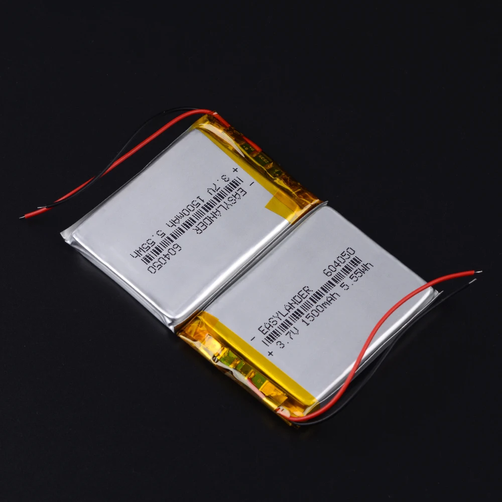 604050 3.7V 1500mAh Rechargeable li-Polymer Li-ion Battery For e road route Y70 T71 GPS navigator DVR MP3 MP4 power bank C430V
604050 3.7V 1500mAh Rechargeable li-Polymer Li-ion Battery For e road route Y70 T71 GPS navigator DVR MP3 MP4 power bank C430V