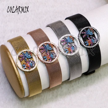 4 Pcs Mix color watch Belt bracelet Boy& girl charms style bracelet Adjustable belt bracelet jewelry gift for lady 5248
4 Pcs Mix color watch Belt bracelet Boy& girl charms style bracelet Adjustable belt bracelet jewelry gift for lady 5248