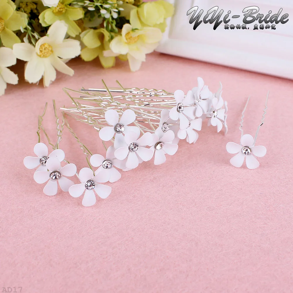 20 PCS Fashion Clear Crystal Rhinestone Flower Bridal Wedding Prom Party Hair Pins Women Jewelry
20 PCS Fashion Clear Crystal Rhinestone Flower Bridal Wedding Prom Party Hair Pins Women Jewelry