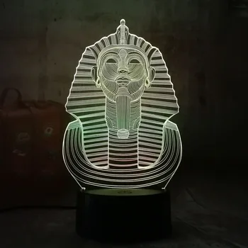 New Egypt Sphinx Pharaoh Bulb 3D RGB LED Night Light Multicolor Creative 7 Color Change USB Desk Lamp Kids lamp Home Decor
New Egypt Sphinx Pharaoh Bulb 3D RGB LED Night Light Multicolor Creative 7 Color Change USB Desk Lamp Kids lamp Home Decor
