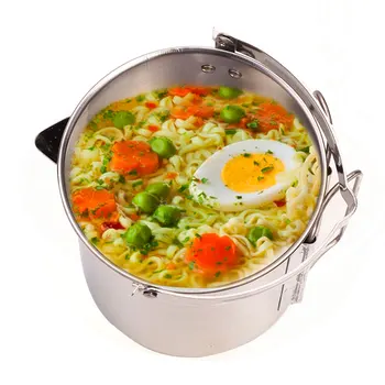 Outdoor Stainless Steel Kettle 1.2l Hiking Camping Teapot Portable Hanging Pot Cooker Coffee Picnic
Outdoor Stainless Steel Kettle 1.2l Hiking Camping Teapot Portable Hanging Pot Cooker Coffee Picnic