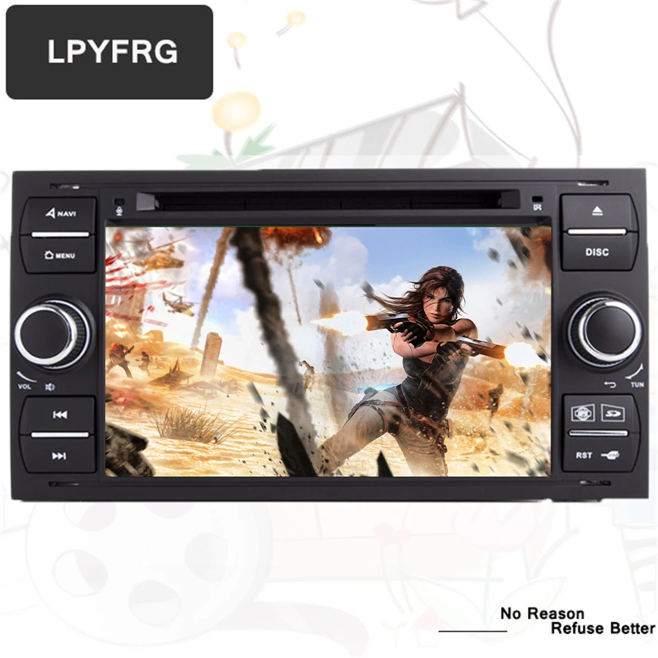 Автомобильный DVD плеер android 10 0 2 Din 7 дюймов с GPS навигацией радио 1080P|car dvd player|2 din 72 |