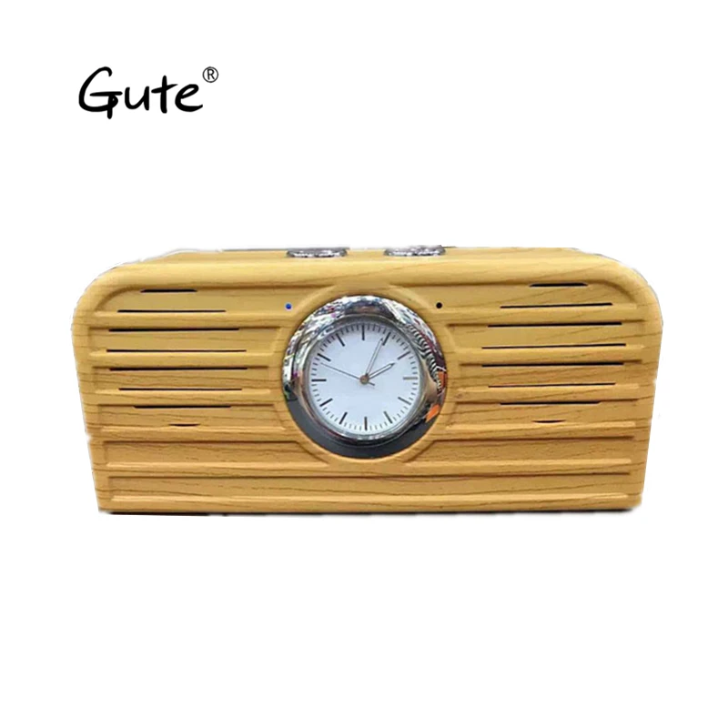 Gute Hot wooden clock speaker altavoz bluetooth wood woofer portable Vintage Soundbox TF boombox caixa de som for phone PC 2019
Gute Hot wooden clock speaker altavoz bluetooth wood woofer portable Vintage Soundbox TF boombox caixa de som for phone PC 2019
