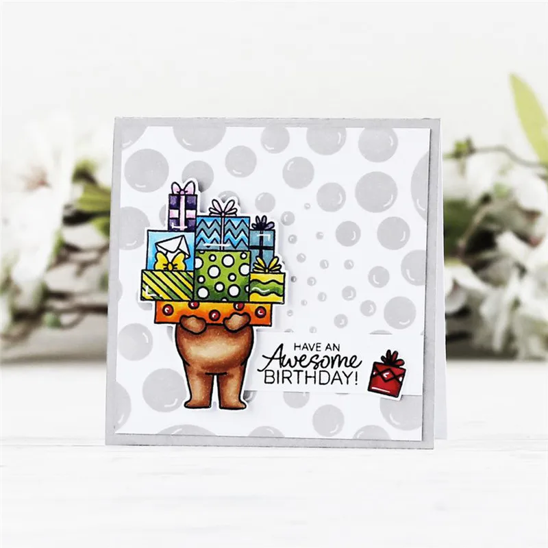 Naifumodo Happy Birthday Gift Metal Cutting Dies Clear Rubber Silicone Stamps Card New 2019 DIY for Scrapbooking Craft Template
Naifumodo Happy Birthday Gift Metal Cutting Dies Clear Rubber Silicone Stamps Card New 2019 DIY for Scrapbooking Craft Template