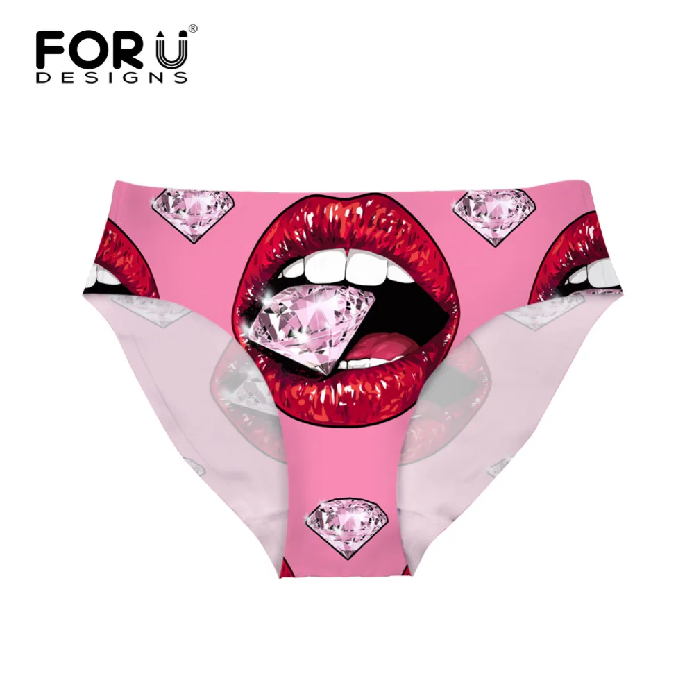 FORUDESIGNS 3D Red Lips Printed Women Panties Brand Pink Dot Ladies Sexy Seamless Briefs Funny Bodybuilding Underware for Girls
FORUDESIGNS 3D Red Lips Printed Women Panties Brand Pink Dot Ladies Sexy Seamless Briefs Funny Bodybuilding Underware for Girls