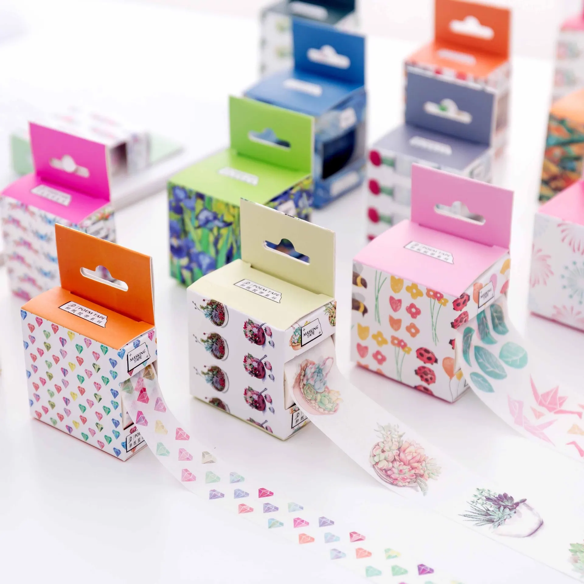 NEW Orginal Decorative Japanese Washi Tapes DIY Masking Tapes Cartoon Scrapbooking Stickers 7Meters Long
NEW Orginal Decorative Japanese Washi Tapes DIY Masking Tapes Cartoon Scrapbooking Stickers 7Meters Long