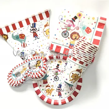 60pcs/lot M&V Creative Circus Theme Disposable Birthday Party Tableware Plate Cup Napinks Baby Shower Party Supplies Decorations 
60pcs/lot M&V Creative Circus Theme Disposable Birthday Party Tableware Plate Cup Napinks Baby Shower Party Supplies Decorations