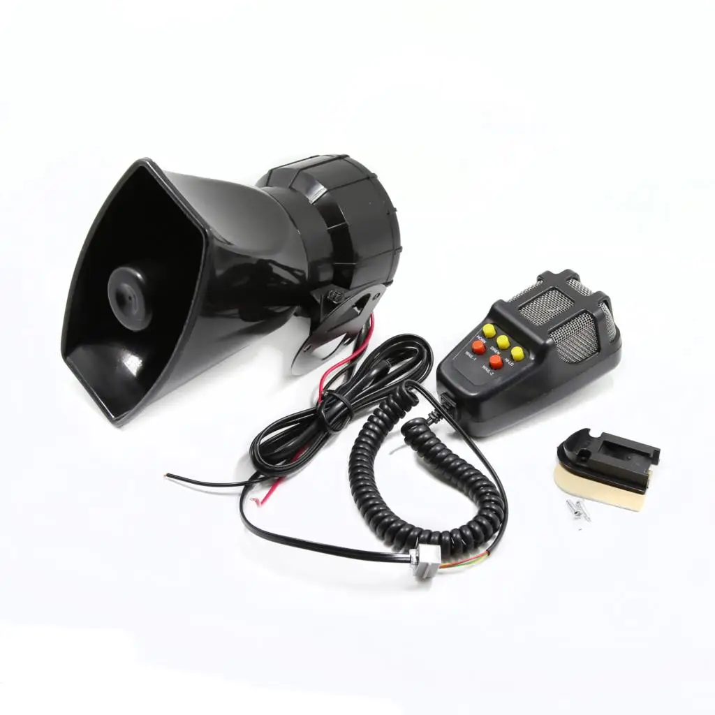 DC 12V 100W 5 Sound Tone Loud Horn Siren Police Firemen Warning Alarm Loudspeaker for Motorcycle Car Auto Vehicle Truck
DC 12V 100W 5 Sound Tone Loud Horn Siren Police Firemen Warning Alarm Loudspeaker for Motorcycle Car Auto Vehicle Truck