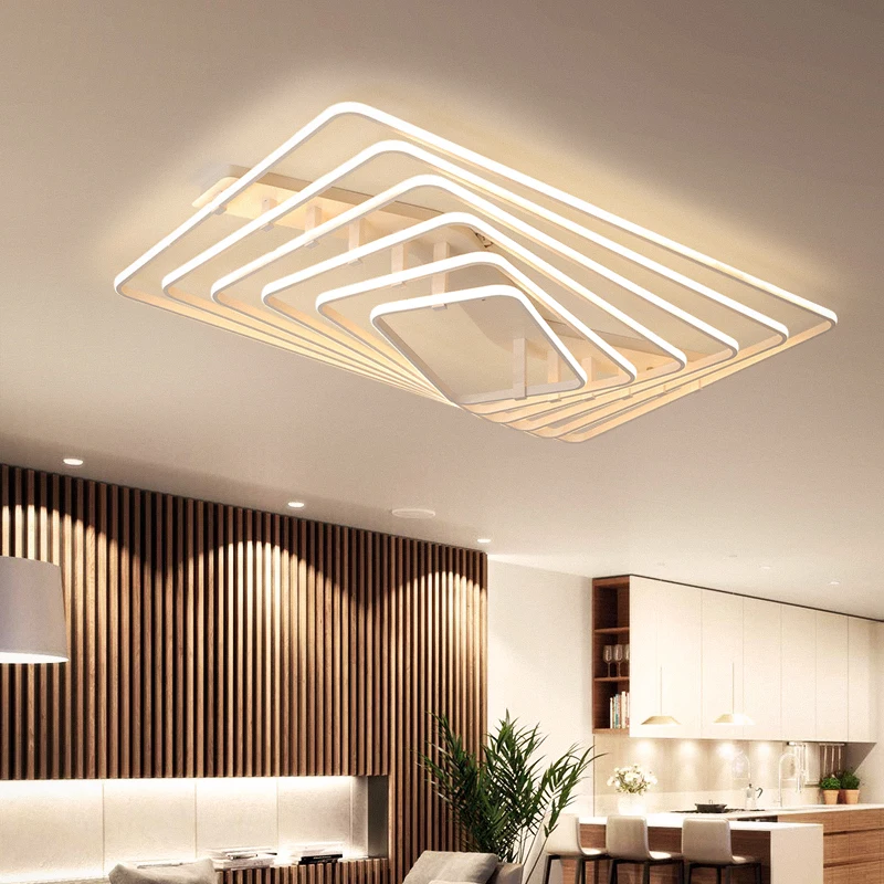 Square modern led ceiling light creative atmosphere living room dining room bedroom corridor remote control dimming ceiling lamp
Square modern led ceiling light creative atmosphere living room dining room bedroom corridor remote control dimming ceiling lamp