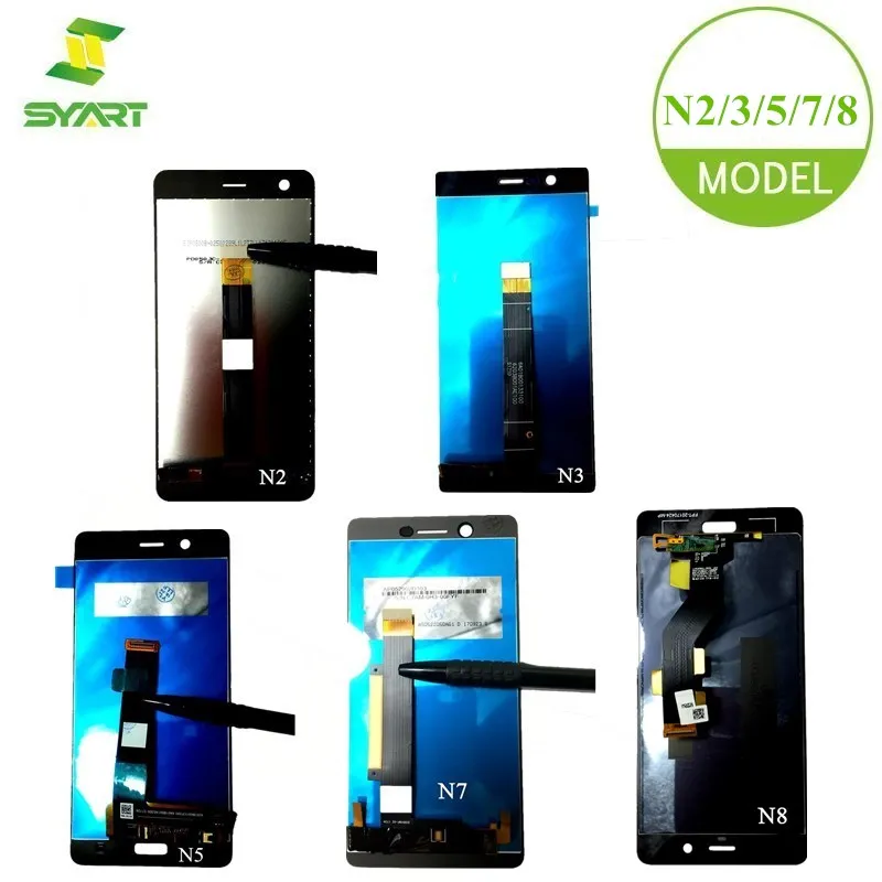 LCD For Nokia 2 / 3 / 5 / 7 / 8 LCD Display With Touch Screen Digitizer Assembly Replacement Parts For nokia 3 nokia 5 nokia 7
LCD For Nokia 2 / 3 / 5 / 7 / 8 LCD Display With Touch Screen Digitizer Assembly Replacement Parts For nokia 3 nokia 5 nokia 7