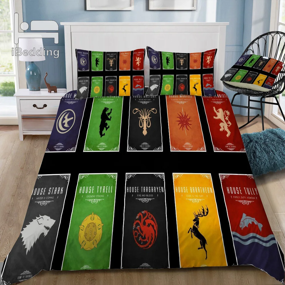 Classic Game-of-thrones-8 3D Bedding Set Printed Duvet Cover Set Twin Full Queen King Size Dropshipping
Classic Game-of-thrones-8 3D Bedding Set Printed Duvet Cover Set Twin Full Queen King Size Dropshipping