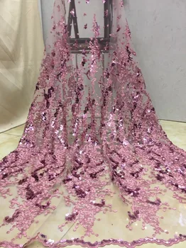High Quality SYJ-41410 Nigerian embroidered Lace Fabric with sequins African French Lace Fabric
High Quality SYJ-41410 Nigerian embroidered Lace Fabric with sequins African French Lace Fabric