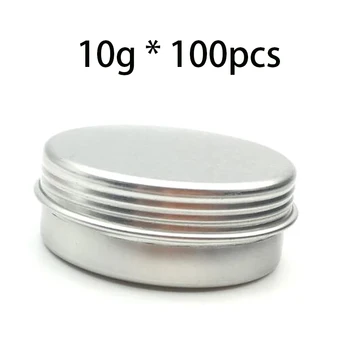 100 x 10G Aluminum Jar Tin Pots 10cc Metal Cosmetic Packaging Container 1/3oz professional cosmetics container
100 x 10G Aluminum Jar Tin Pots 10cc Metal Cosmetic Packaging Container 1/3oz professional cosmetics container
