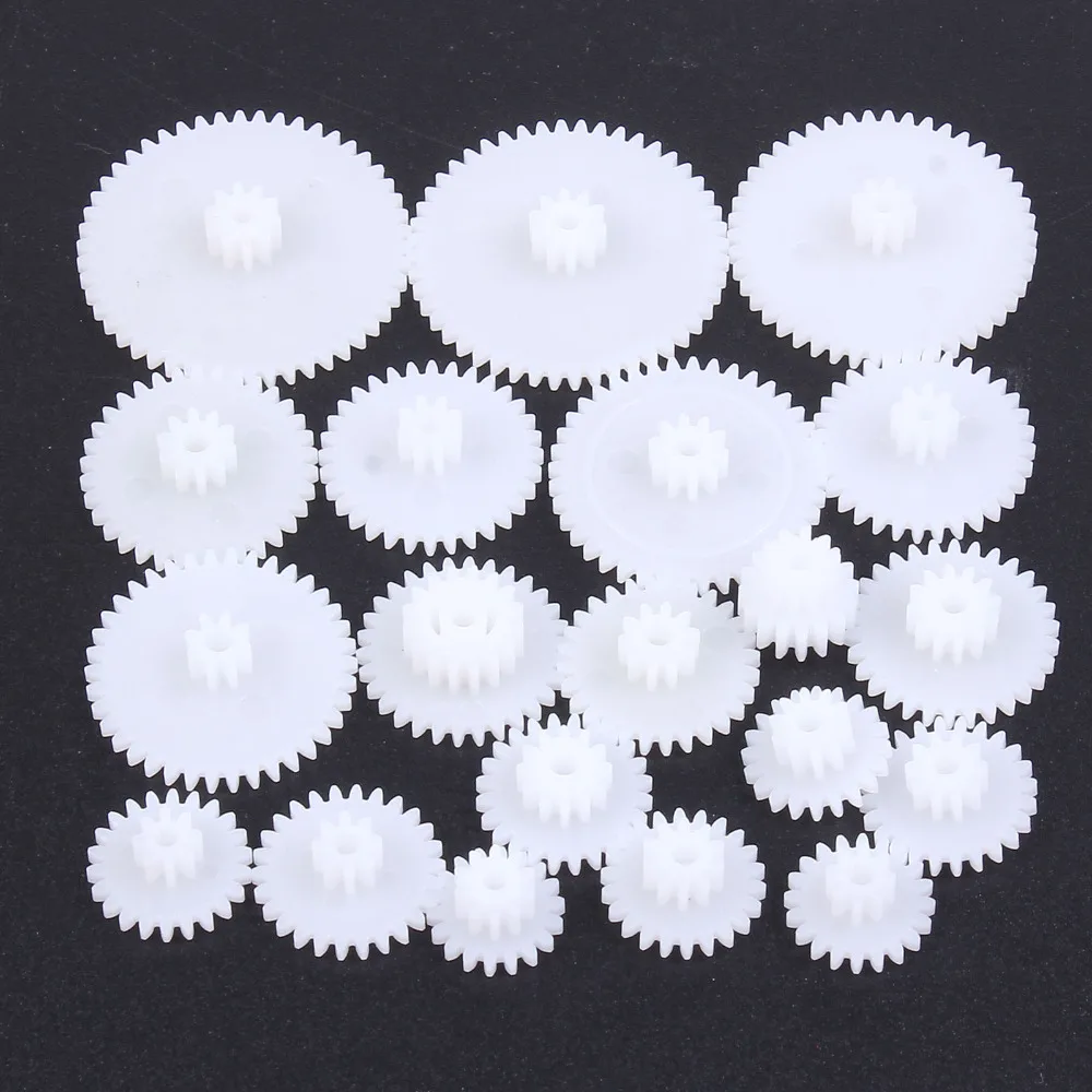 19 Kinds Double Layer Plastic Gear Crown Worm Gears Cog Wheels For Robot Parts DIY Model Toy Parts Reduction Motor Accessories
19 Kinds Double Layer Plastic Gear Crown Worm Gears Cog Wheels For Robot Parts DIY Model Toy Parts Reduction Motor Accessories