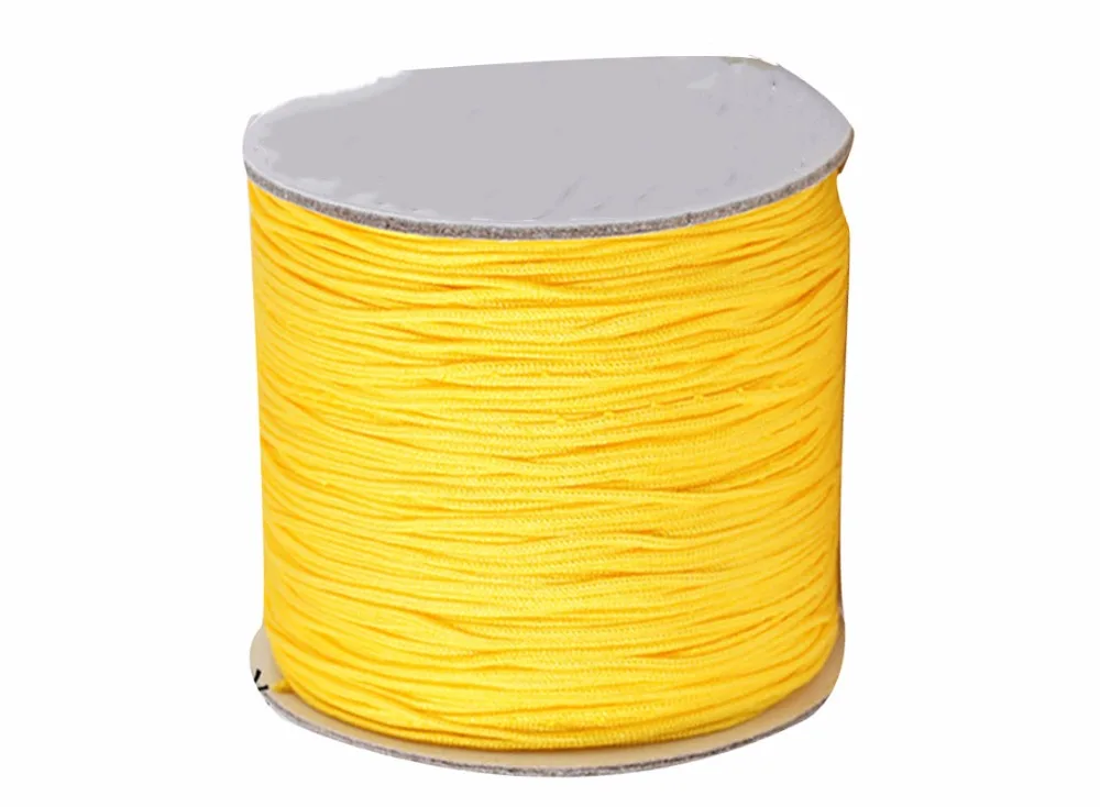 0.8mm Yellow Macrame Rattail Jewelry Accessories Making Beading Shamballa Bracelet Nylon Cord Chinese Knot Rope 200m=1Roll
0.8mm Yellow Macrame Rattail Jewelry Accessories Making Beading Shamballa Bracelet Nylon Cord Chinese Knot Rope 200m=1Roll