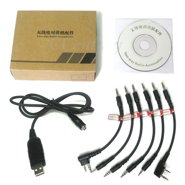 XQF Walkie Talkie 6-in-1 USB Programming Cable Sets for Baofeng Motorola Yaesu for Icom Portable Radio UV-5R UV-82 Puxing PX-888
XQF Walkie Talkie 6-in-1 USB Programming Cable Sets for Baofeng Motorola Yaesu for Icom Portable Radio UV-5R UV-82 Puxing PX-888