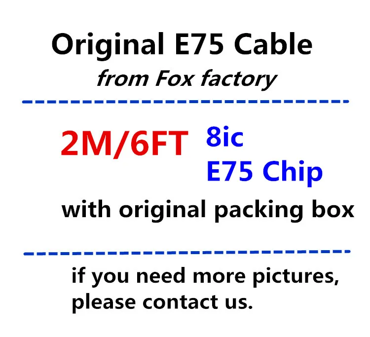 10Pcs/lot 100% Genuine Original 8ic 2m E75 Chip Sync Data USB charger Cable for iphone 6 6s 7 8 plus cable With retail packaging
10Pcs/lot 100% Genuine Original 8ic 2m E75 Chip Sync Data USB charger Cable for iphone 6 6s 7 8 plus cable With retail packaging