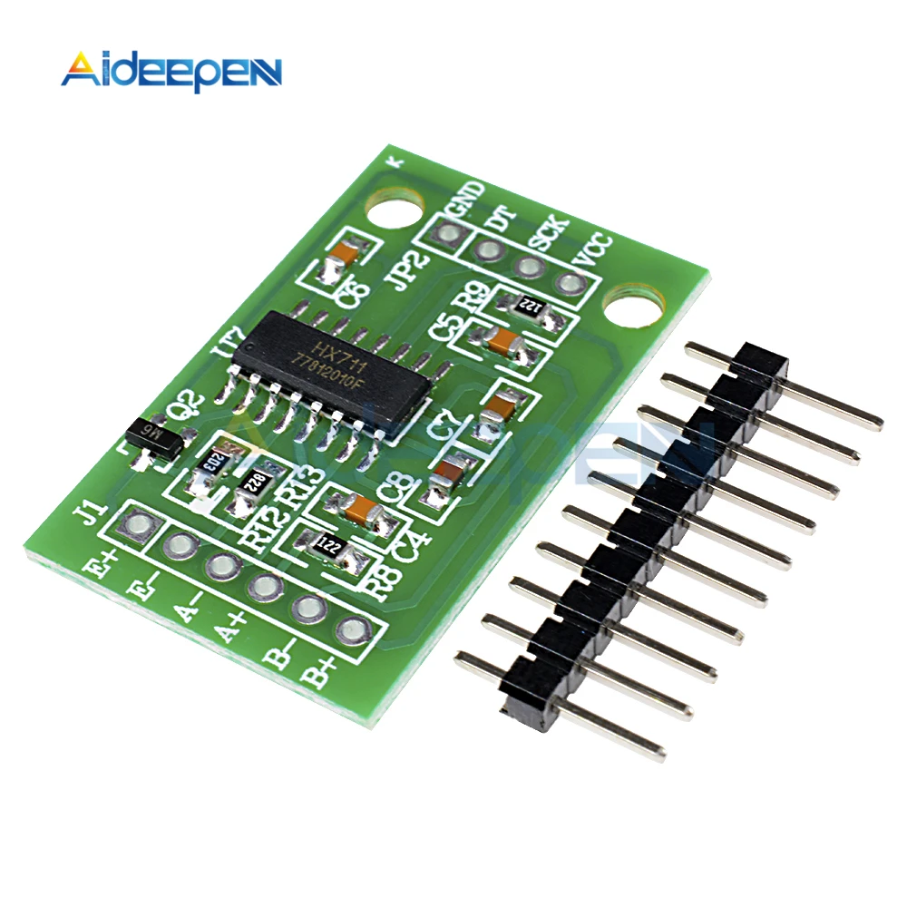 HX711 Weighing Pressure Sensor Dual-Channel 24 Bit Precision A/D Module for arduino
HX711 Weighing Pressure Sensor Dual-Channel 24 Bit Precision A/D Module for arduino