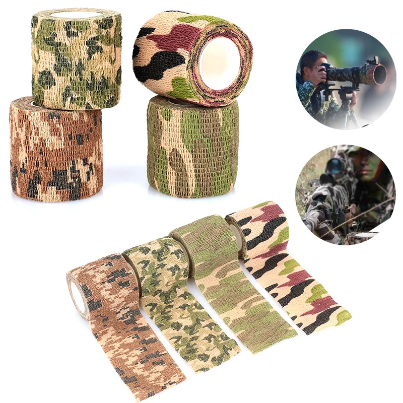 1pc 4.5m/Roll Camo Tape Adhesive Fabric Camouflage Wrap Accessories Rifle Tape Non-Woven Flashlight Wrap
1pc 4.5m/Roll Camo Tape Adhesive Fabric Camouflage Wrap Accessories Rifle Tape Non-Woven Flashlight Wrap