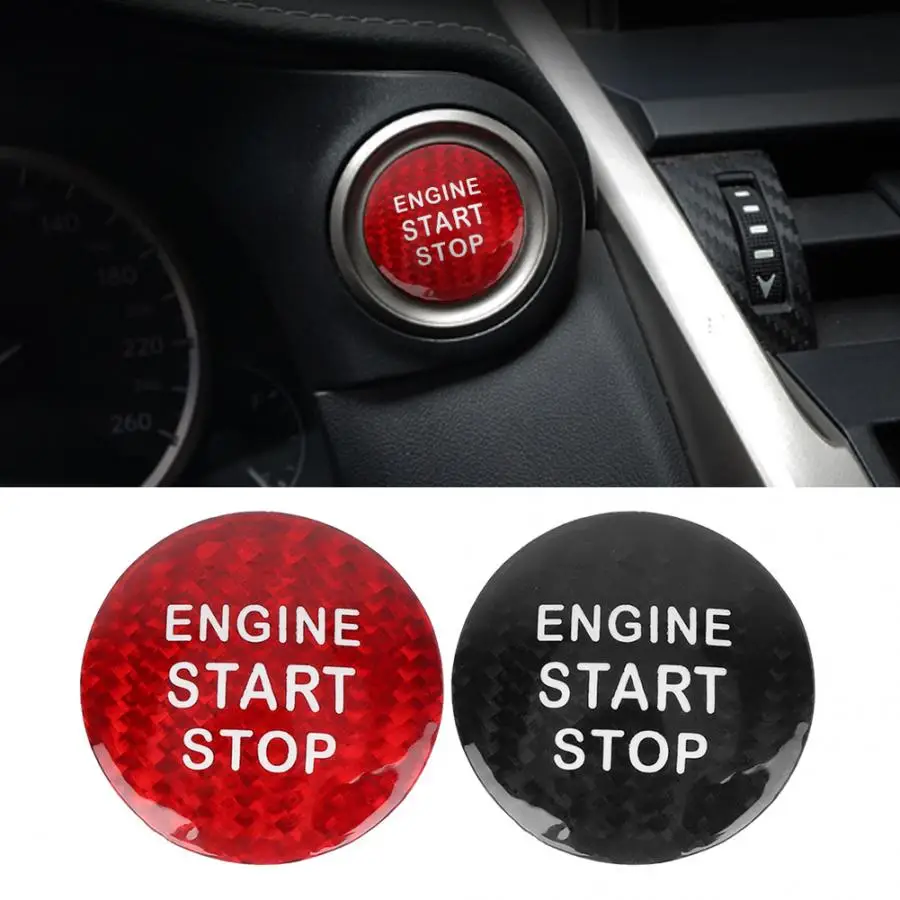 Car Carbon Fiber Engine Stop/Start Button Trim Cover Sticker For Lexus NX200 NX300 GS ES200 ES250 CT RX300 car styling
Car Carbon Fiber Engine Stop/Start Button Trim Cover Sticker For Lexus NX200 NX300 GS ES200 ES250 CT RX300 car styling