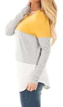 Womens Long Sleeve Crew Neck Stripes Pullover Sweater Top Casual Shirt Outwear
Womens Long Sleeve Crew Neck Stripes Pullover Sweater Top Casual Shirt Outwear