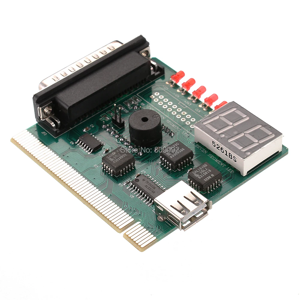 2 Digit Bit PC Computer Motherboard Diagnostic Card USB PCI LCD Tester Analyzer NEW
2 Digit Bit PC Computer Motherboard Diagnostic Card USB PCI LCD Tester Analyzer NEW