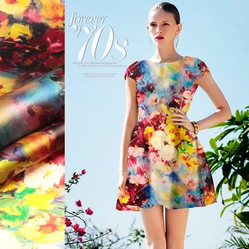 135cm wide 14mm glorious flower print silk organza fabric for dress shirt clothes pants sun-protective clothing
135cm wide 14mm glorious flower print silk organza fabric for dress shirt clothes pants sun-protective clothing