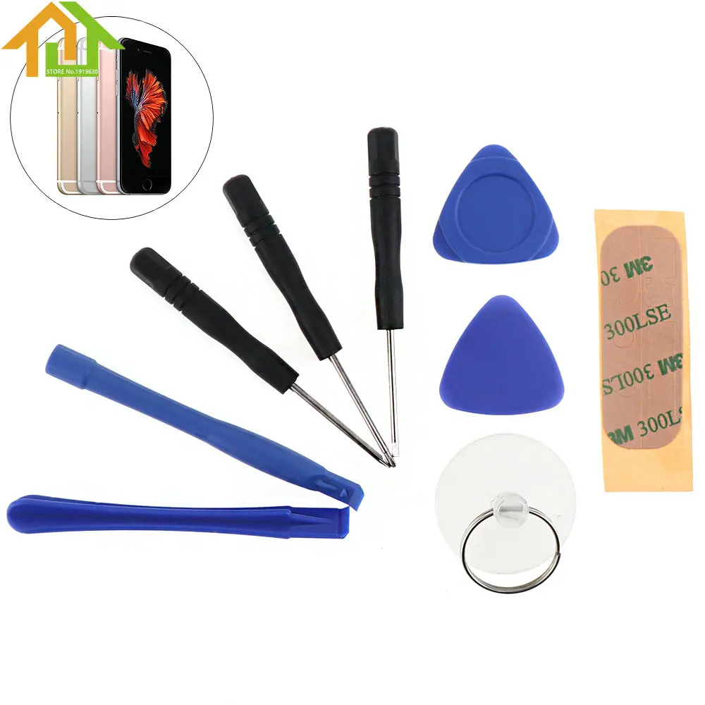 1 Set Mobile Cell Phone Repair Tool Opening Pry Repair Tool Kit Screwdrivers Disassembly Fit for iPhone 5 5S 6 6S 7 7S
1 Set Mobile Cell Phone Repair Tool Opening Pry Repair Tool Kit Screwdrivers Disassembly Fit for iPhone 5 5S 6 6S 7 7S