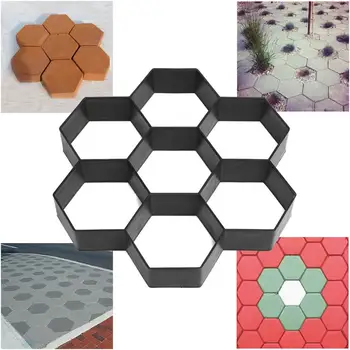 2019 DIY Plastic Path Maker Mold Stone Road Concrete Cement Brick Mold Garden Stone Road Concrete Molds Pavement for Garden Home
2019 DIY Plastic Path Maker Mold Stone Road Concrete Cement Brick Mold Garden Stone Road Concrete Molds Pavement for Garden Home