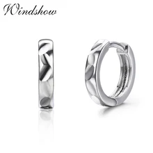 925 Sterling Zilveren Gegraveerde Mini Loop Huggies Cirkel Kleine Hoepel Oorbellen Voor Vrouwen Mens Kinderen Meisjes Kids Sieraden Aros Artes(China)